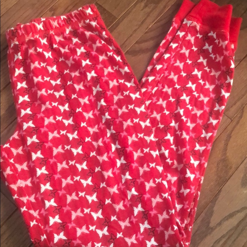 Joe Boxer butterfly red pajamas